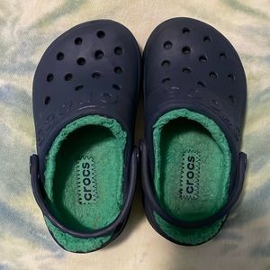 Winter Crocs toddler size 8